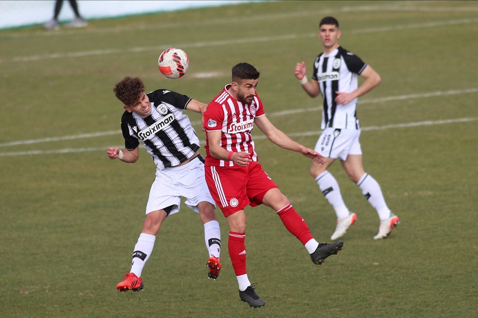 LIVE: ΠΑΟΚ Β’ – Ολυμπιακός Β’ 1-0 (Τελικό)