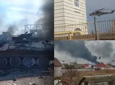 Εισβολή στην Ουκρανία: Μεγάλη αεροπορική επιχείρηση των Ρώσων σε αεροδρόμιο κοντά στο Κίεβο