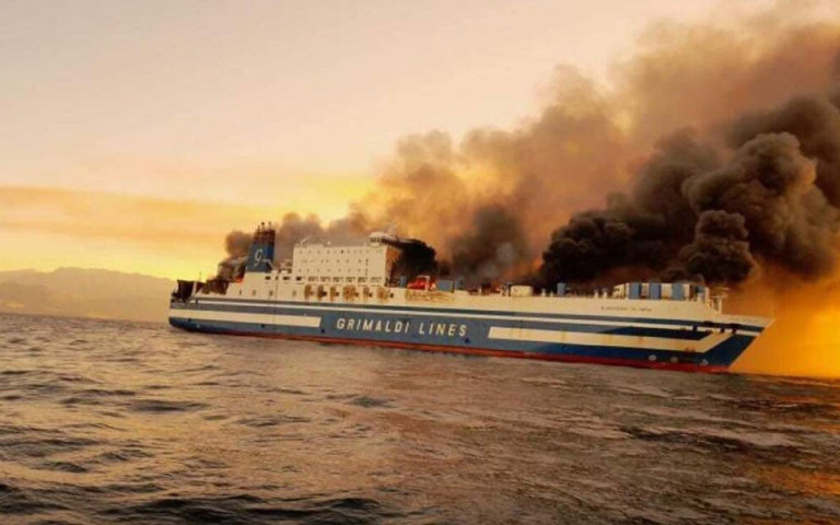 Euroferry Olympia: Εντοπίστηκε αγνοούμενος μέσα στην πρύμνη του πλοίου