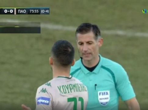 Επέστρεψε στη δράση ο Κουρμπέλης – Χειροκροτήθηκε από όλο το γήπεδο (vid)