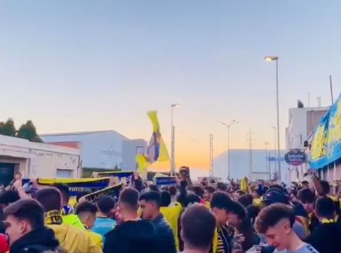 Οι οπαδοί της Βιγιαρεάλ αποθέωσαν την ομάδα πριν το ματς με την Γιουβέντους