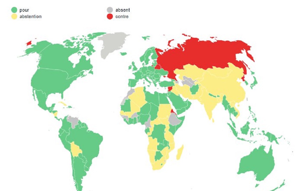 Πόλεμος στην Ουκρανία: Η ψηφοφορία για τη Ρωσία στον ΟΗΕ – Πώς χωρίζεται ο κόσμος