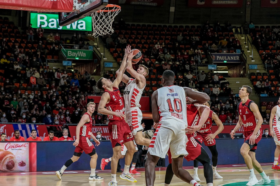 LIVE: Μπάγερν – Ολυμπιακός 88-98 (Τελικό)