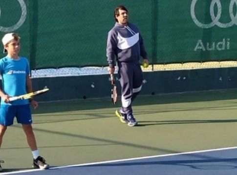 Παγώνης: Το αστεράκι του ελληνικού τένις «μάγεψε» και τον Παγδατή (pics+vids)