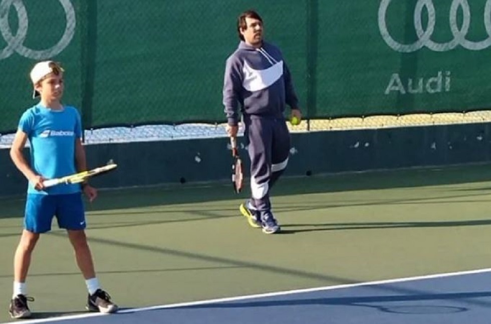 Παγώνης: Το αστεράκι του ελληνικού τένις «μάγεψε» και τον Παγδατή (pics+vids)