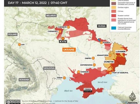 Πόλεμος στην Ουκρανία: Το ιστορικό της σύγκρουσης σε χάρτες και αριθμούς