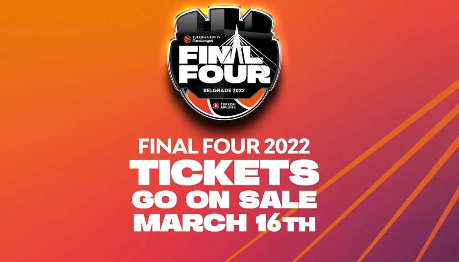 Στις 16 Μαρτίου τα εισιτήρια για το Final 4 του Βελιγραδίου