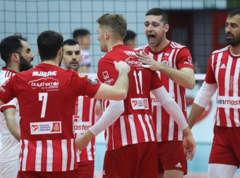 Ολυμπιακός – ΑΟΝΣ Μίλων 3-0: Πρόκριση στο Final 4 για τους Ερυθρόλευκους