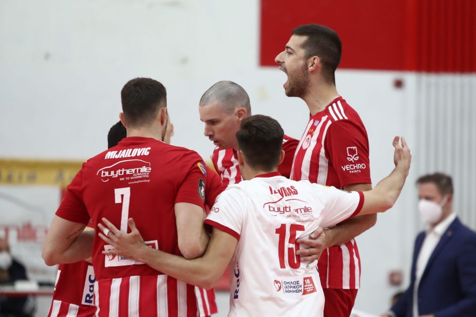 Ολυμπιακός – Μίλων 3-1: Γερά στο κόλπο του τίτλου οι ερυθρόλευκοι