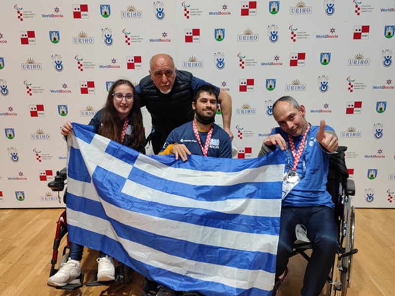 Ασημένιο μετάλλιο η ομάδα BC1/2 στο Zagreb 2022 World Boccia Challenger