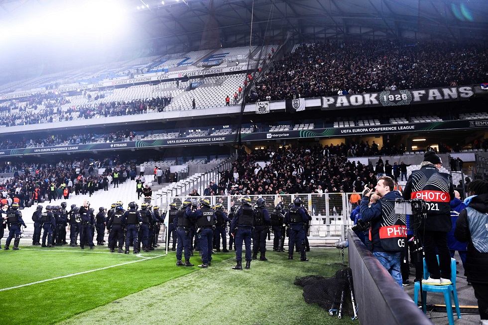 «Μπλόκο» της Αστυνομίας στους οπαδούς της Μαρσέιγ