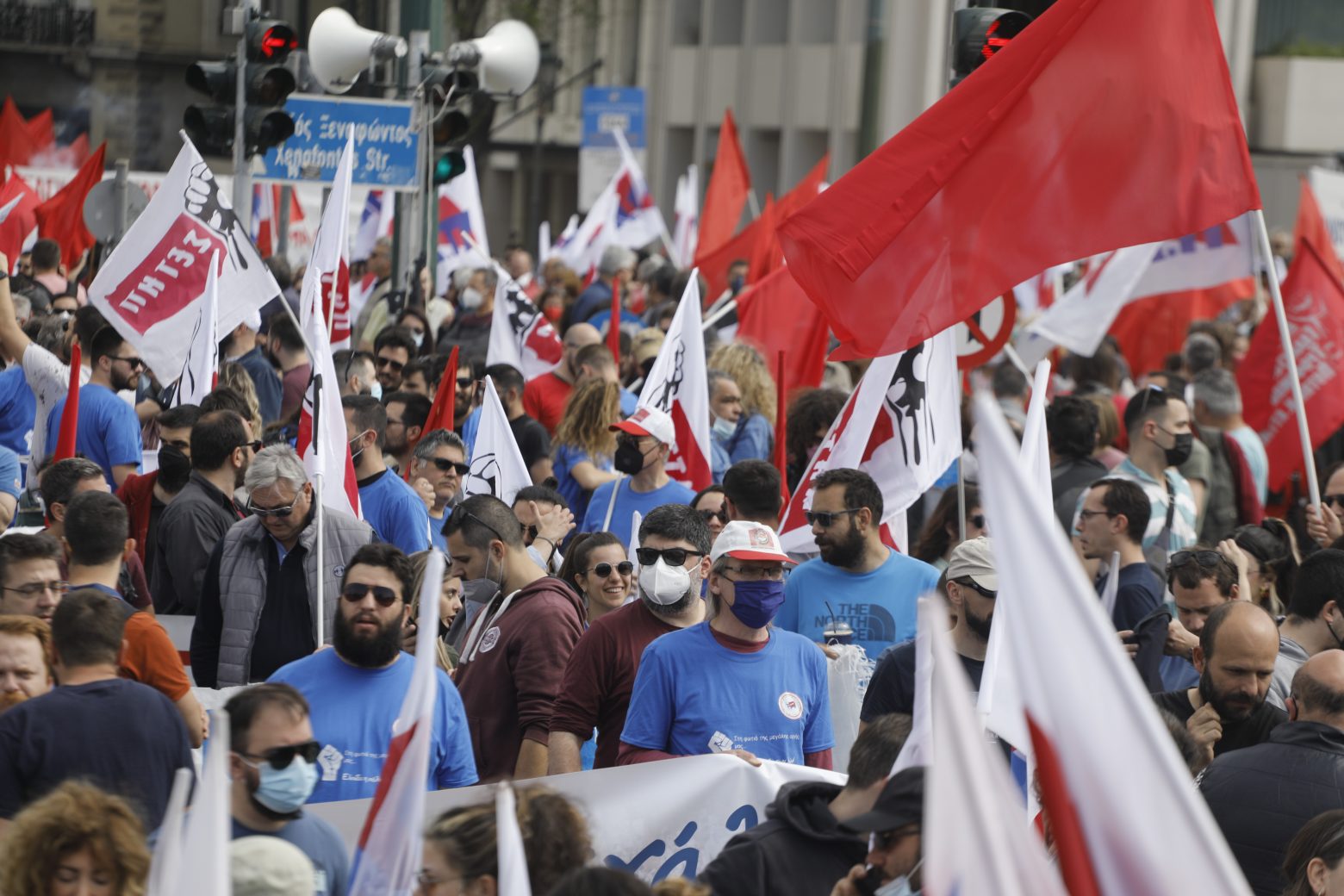 Σε εξέλιξη οι συγκεντρώσεις των συνδικάτων για την Πρωτομαγιά