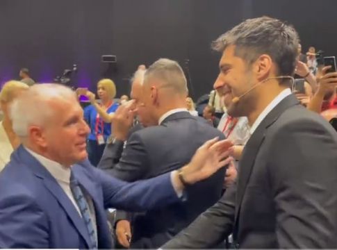 Ο Ομπράντοβιτς υποκλίθηκε στον Ολυμπιακό – Τι είπε σε Μπαρτζώκα, Πρίντεζη, Βεζένκοφ (Vid)