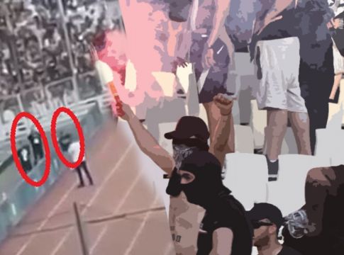 Αποκαλυπτικό βίντεο: Διαπιστευμένοι της ΕΠΟ οι χούλιγκανς του ΠΑΟΚ που ξεκίνησαν τα επεισόδια