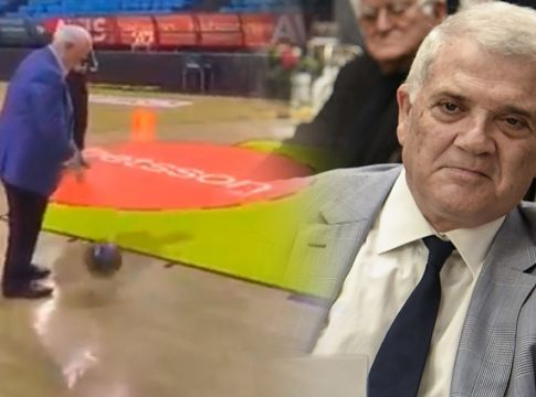 Έπος: Ο Μελισσανίδης ευστοχεί σε σουτ στο κλειστό των Λιοσίων με άψογο στυλ (vid)