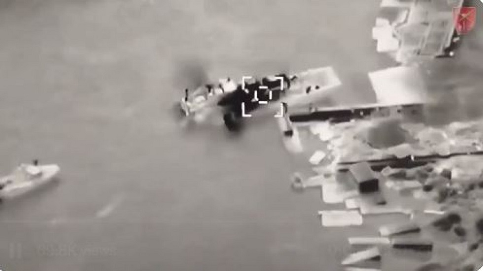 Ουκρανία: Drone κατέστρεψε νέο ρωσικό πλοίο κοντά στο Φιδονήσι (vid)