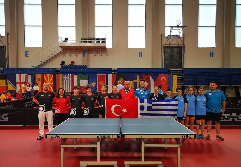 Οριακή ήττα 3-2 από την Τουρκία και 15η η Ελλάδα στο Europe Under 13 Challenge