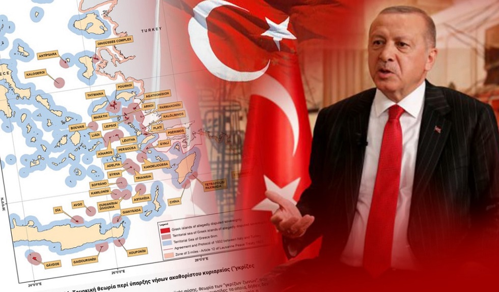 Τούρκοι διπλωμάτες «καταρρίπτουν» τους ισχυρισμούς Ερντογάν για τα νησιά