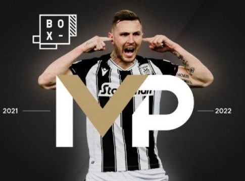 ΠΑΟΚ: MVP ο Κούρτιτς για τη σεζόν 2021-22
