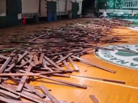 Παναθηναϊκός: Ξηλώθηκε το παρκέ στον «Τάφο του Ινδού»