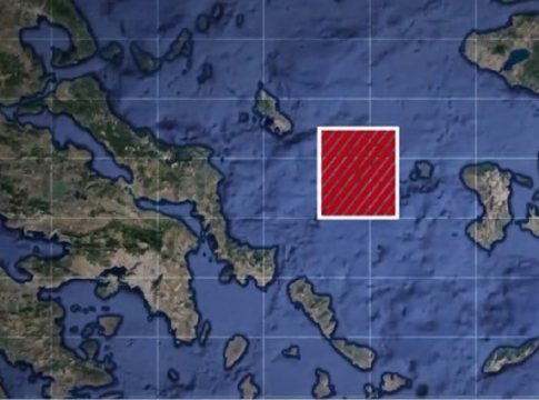 NOTAM: Για δύο μήνες οι Τούρκοι δεσμεύουν περιοχή στο κεντρικό Αιγαίο