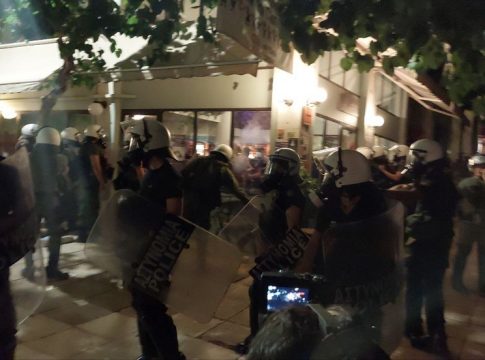 Ενταση στα Εξάρχεια