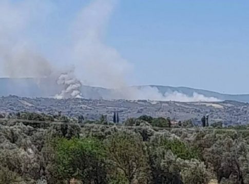 Σχηματάρι: Ξέσπασε φωτιά σε αγροτοδασική έκταση – Επιχειρεί με ισχυρές δυνάμεις η Πυροσβεστική