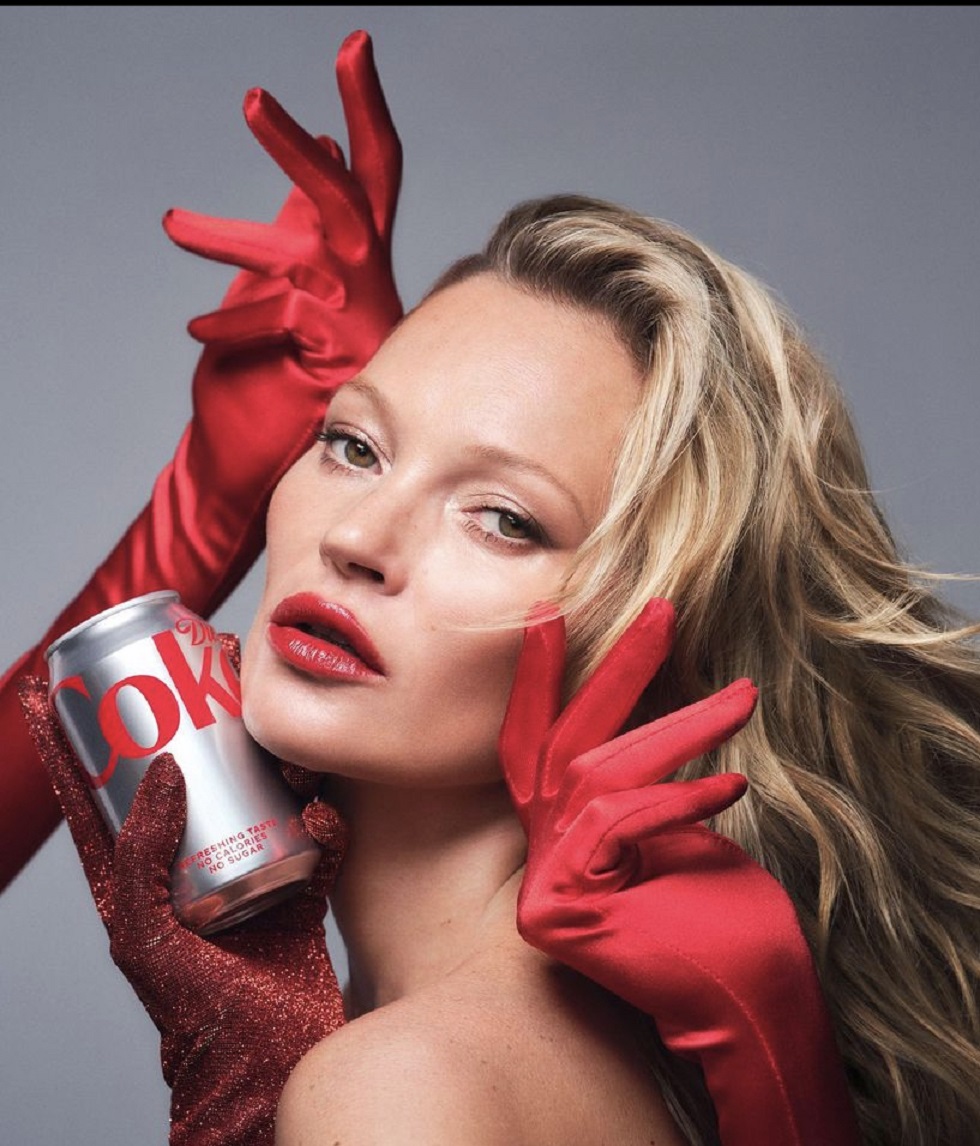 Kate Moss: H νέα καλλιτεχνική διευθύντρια της Diet Coke