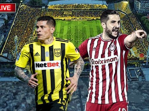 LIVE: Άρης – Ολυμπιακός 2-1 (Τελικό)