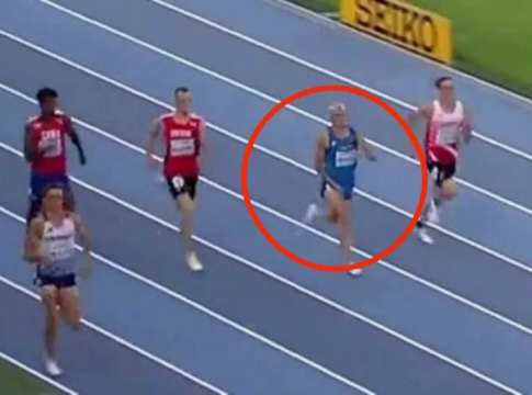 Απίστευτο ατύχημα στο παγκόσμιο πρωτάθλημα στίβου: Φάνηκαν τα γεννητικά όργανα δρομέα (Vid)