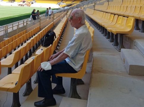 ΑΕΚ: Ο Ανδρέας Σταματιάδης στην «Opap Arena» μία μέρα μετά τα 87α γενέθλιά του (Pics)