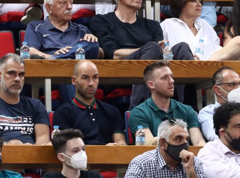 Σπανούλης και Ομπράντοβιτς στο ΟΑΚΑ (pics)