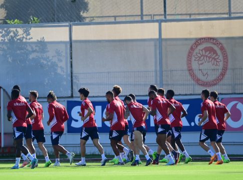 Live streaming: Η τελευταία προπόνηση του Ολυμπιακού πριν τον Απόλλωνα