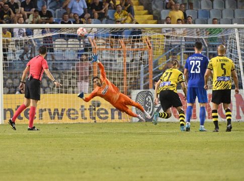 Λαμία – ΑΕΚ: Στο δοκάρι το πέναλτι του Ντε Βινσέντι (vid)