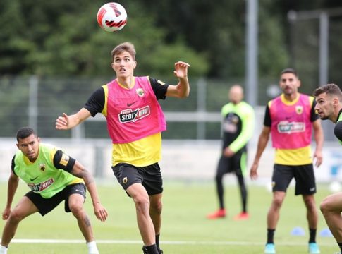 ΑΕΚ: Προπονήθηκαν κανονικά οι Μάνταλος και Γαλανόπουλος, εκτός ο Γκατσίνοβιτς