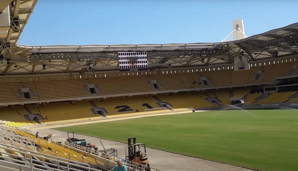 Δοκιμαστικά σε scoreboards και ηχεία με ύμνο ΑΕΚ και Καζαντζίδη στην «Opap Arena» (vids)