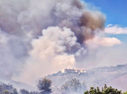 Φωτιά στην Αργολίδα: Κοντά στα σπίτια οι φλόγες – Εκκενώθηκε ξενοδοχείο (pics)