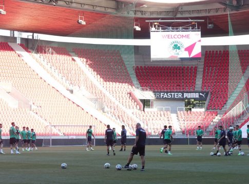 Παρουσία Αλαφούζου η τελευταία προπόνηση του Παναθηναϊκού ενόψει Σλάβια (vid)