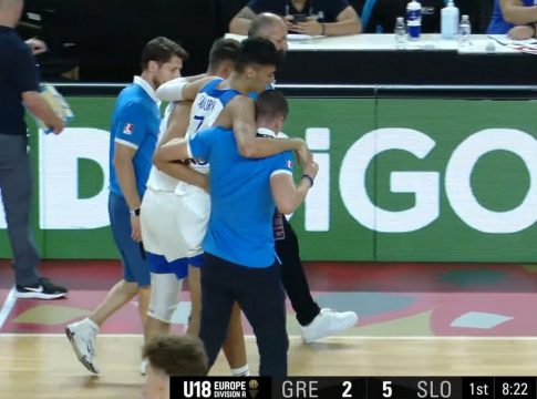 Εθνική Εφήβων: Πλήγμα με Σαμοντούροφ, αποχώρησε υποβασταζόμενος