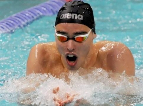 Στον τελικό των 50μ. ύπτιο με την κορυφαία επίδοση ο Χρήστου (vid)