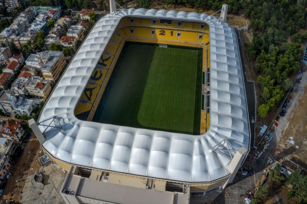 Προπόνηση στην Opap Arena πριν το ματς με Ιωνικό για την ΑΕΚ