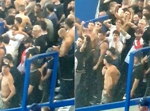 Θλιβερές εικόνες στο Παρίσι: Ναζιστικοί χαιρετισμοί και ήχοι μαϊμούς από οπαδούς της Γιουβέντους (vid)
