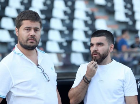 Στα εγκαίνια της «Opap Arena» Γ. Σαββίδης και Γκαγκάτσης