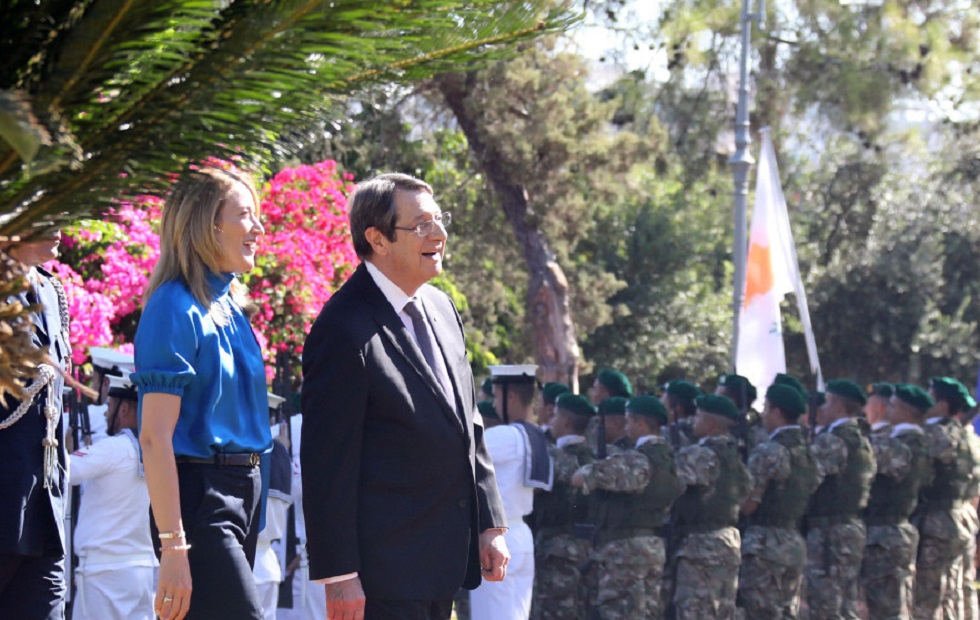 Ρομπέρτα Μέτσολα: H Eυρώπη ποτέ δεν θα είναι πλήρης, όσο η Κύπρος παραμένει διαιρεμένη