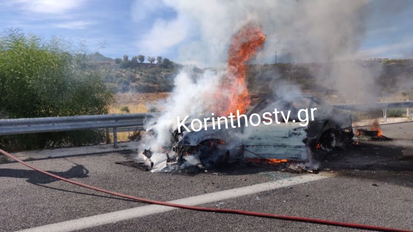 Τροχαίο σοκ στην Ε.Ο Αθηνών – Κορίνθου με δύο νεκρούς – Σταμάτησαν να βοηθήσουν (pics+vids)