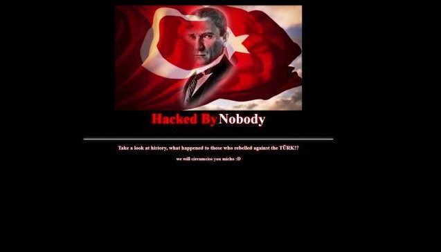 Τούρκοι «χάκαραν» την ιστοσελίδα του Προμηθέα – Το απειλητικό μήνυμα με φόντο τον Κεμάλ (pic)