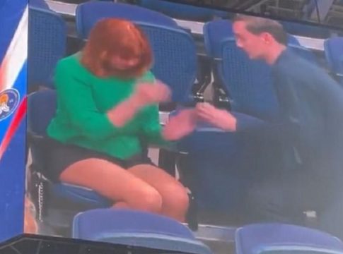 Fail: Τύπος έφαγε… χυλόπιτα σε πρόταση γάμου στο Ζενίτ-Παρτίζαν! (vid)