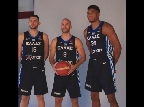 Τα… backstage από τη φωτογράφιση της Εθνικής για το EuroBasket (vid)