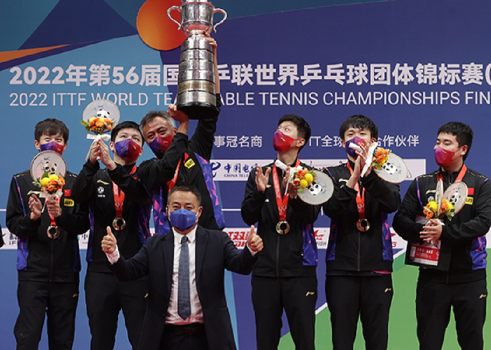 Παγκόσμιο πρωτάθλημα ομαδικού: Δέκατος σερί τίτλος για την Κίνα στους άνδρες 3-0 στον τελικό τη Γερμανία