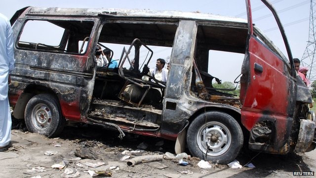 Πακιστάν: Τουλάχιστον 17 νεκροί από φωτιά σε λεωφορείο